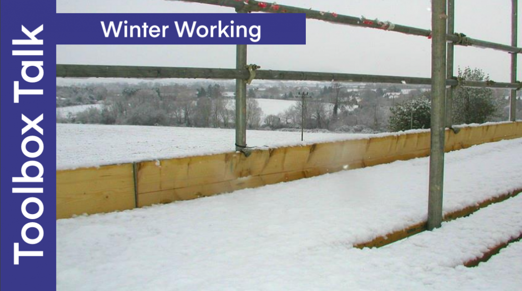 Winter work in the construction industry