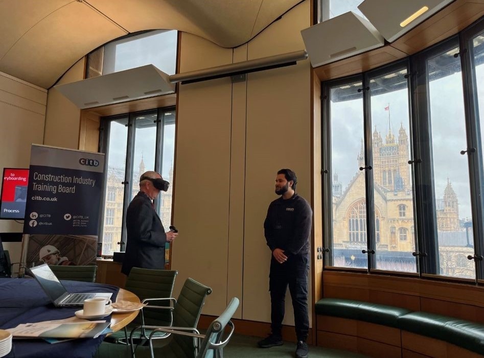 VR training at Westminster